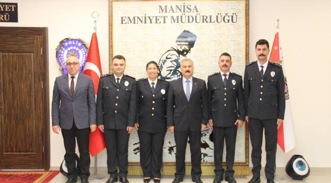 Manisa İl Emniyet Müdürlüğü'nde Rütbe Terfi Töreni Düzenlendi