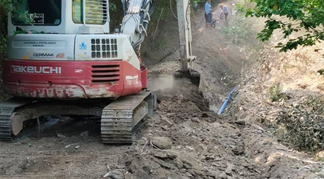 Salihli'de Kesintisiz Su İçin Çalışmalar Sürüyor