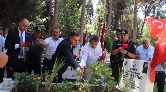 Turgutlu’da 15 Temmuz Şehitleri Dualarla Anıldı