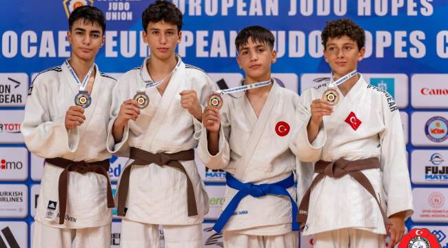 Yeşil-beyazlı Judocu Osman Yıldırım, Avrupa İkincisi Oldu