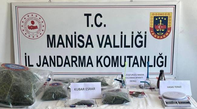 Manisa’da Jandarmadan uyuşturucuya darbe