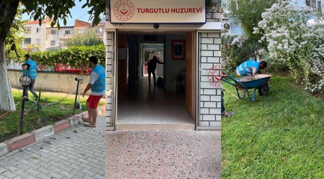 Turgutlu Denetimli Serbestlik Müdürlüğü'nden Huzurevine Destek