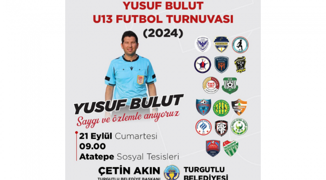 Yusuf Bulut Anısına Futbol Turnuvası Düzenlenecek