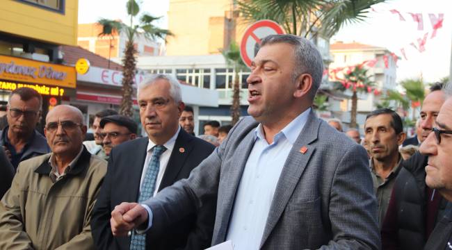 CHP TURGUTLU İLÇE BAŞKANI HASAN AYMA: “HALKIN İRADESİ ÇİĞNENEMEZ”