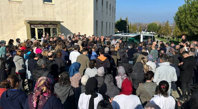 Emekli Hemşire, Turgutlu Devlet Hastanesi'nde Son Yolculuğuna Uğurlandı.