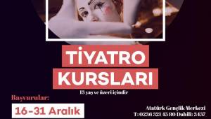 MASMEK Tiyatro Kursları İçin Başvurular Başlıyor