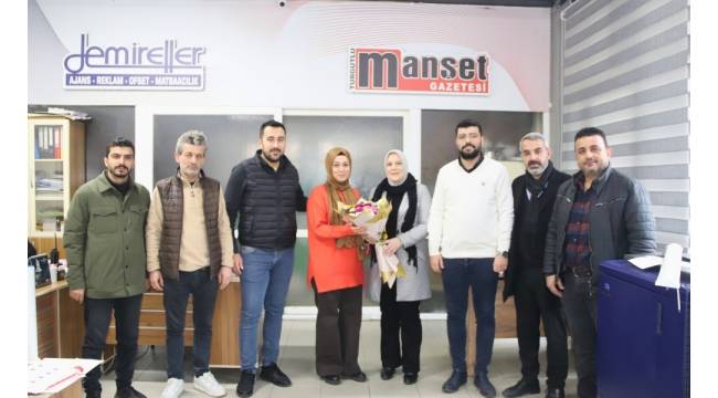 AK Parti Turgutlu İlçe Başkanı Ömer Can Temizel, Turgutlu Manşet Gazetesi'ni Ziyaret Etti