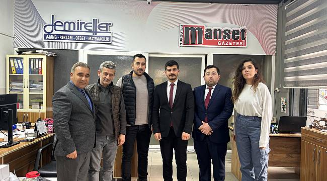 Anahtar Parti Turgutlu İlçe Teşkilatından Manşet Gazetesi Ziyareti