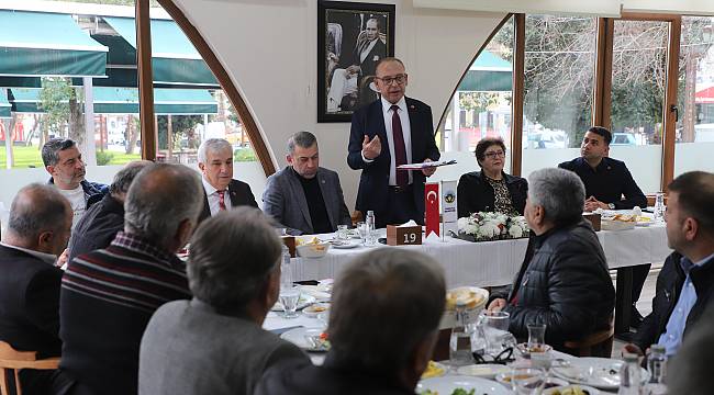 Belediye Başkanı Çetin Akın Turgutlu Esnaf Odası Başkanlarıyla Buluştu