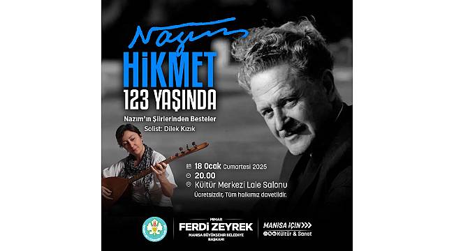 Nazım Hikmet 123 Yaşında