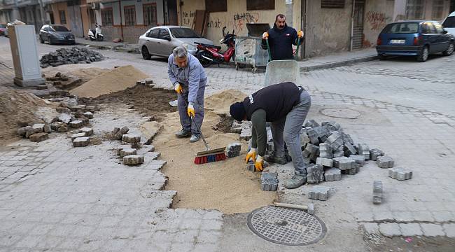 Turgutlu Belediyesi Fen İşleri Müdürlüğü Ekipleri Çalışmalarına Devam Ediyor