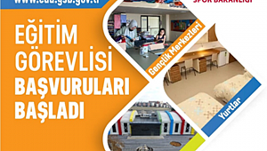 TURGUTLU'DA GENÇLİK VE SPOR BAKANLIĞI EĞİTİM GÖREVLİSİ BAŞVURULARI BAŞLADI