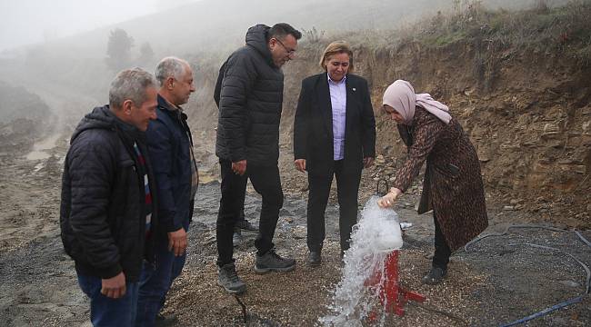 Bir köyün daha su sorunu ortadan kaldırıldı