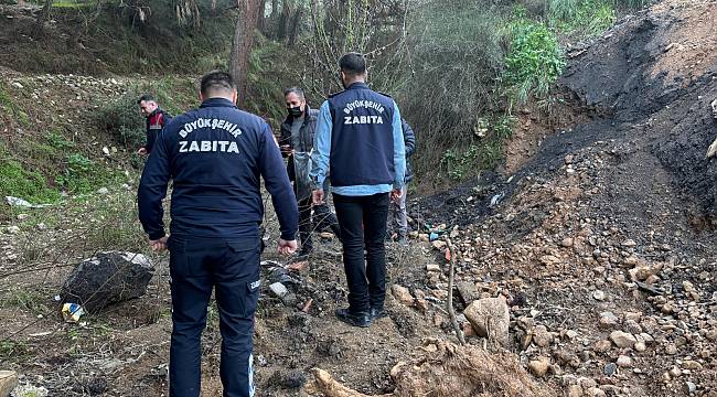 Turgutlu'da endüstriyel atık dökenlere operasyon